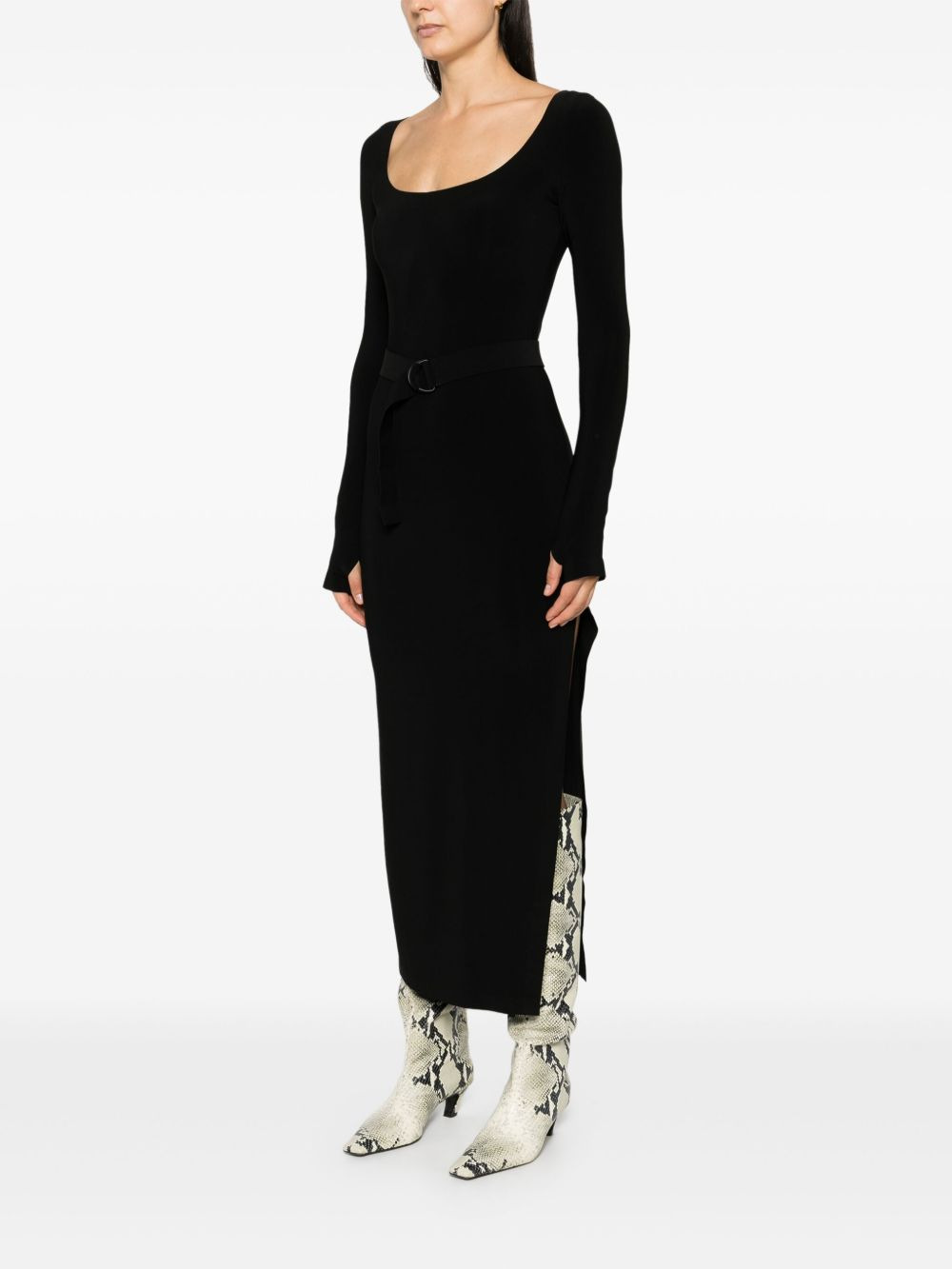 scoop-neck maxi dress - 3