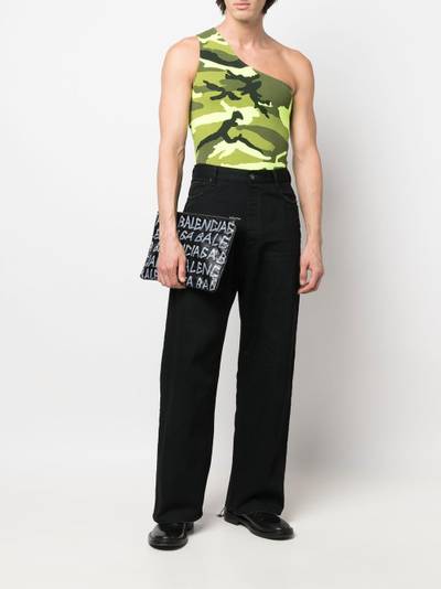 BALENCIAGA wide-leg cotton trousers outlook