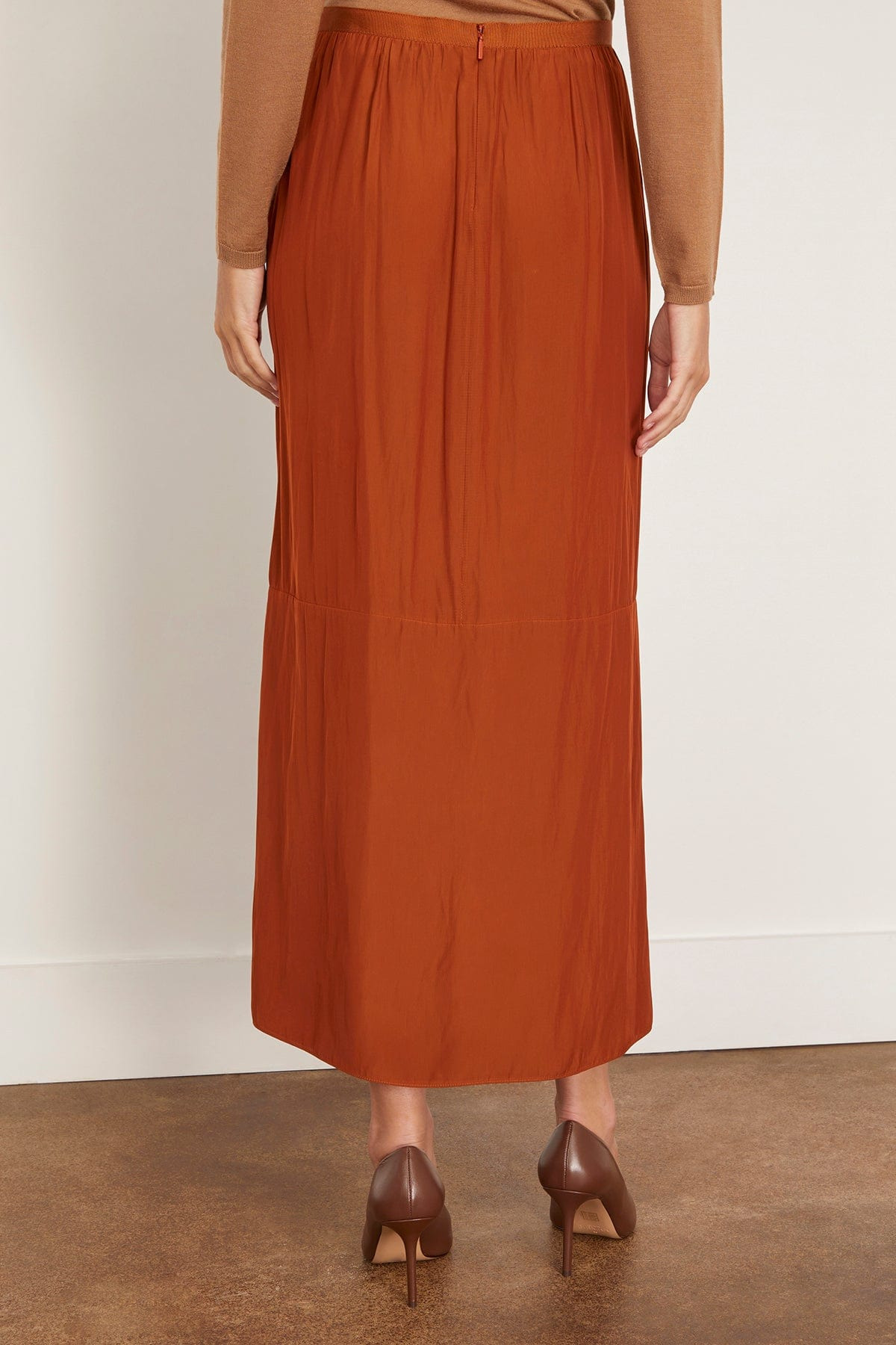 A-Line Skirt in Chestnuts - 4