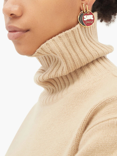 Chloé Franckie mismatched drop clip earrings outlook