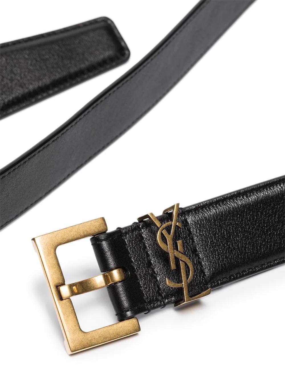 Monogram square-buckle belt - 3