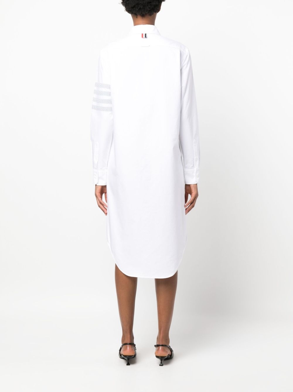 4-Bar cotton shirt dress - 4