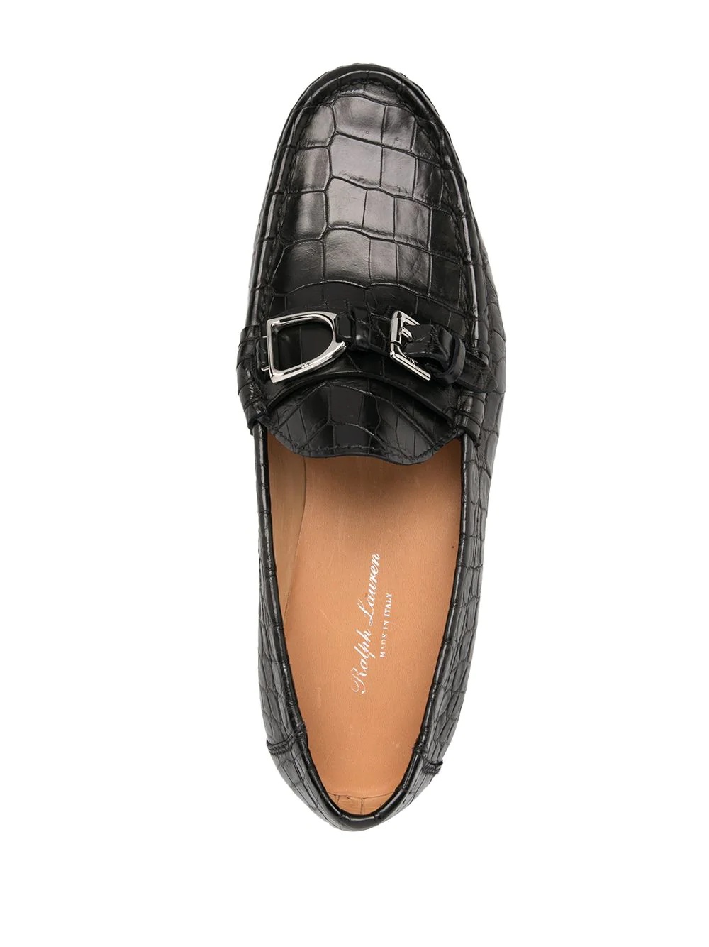 Caiden crocodile-effect loafers - 4