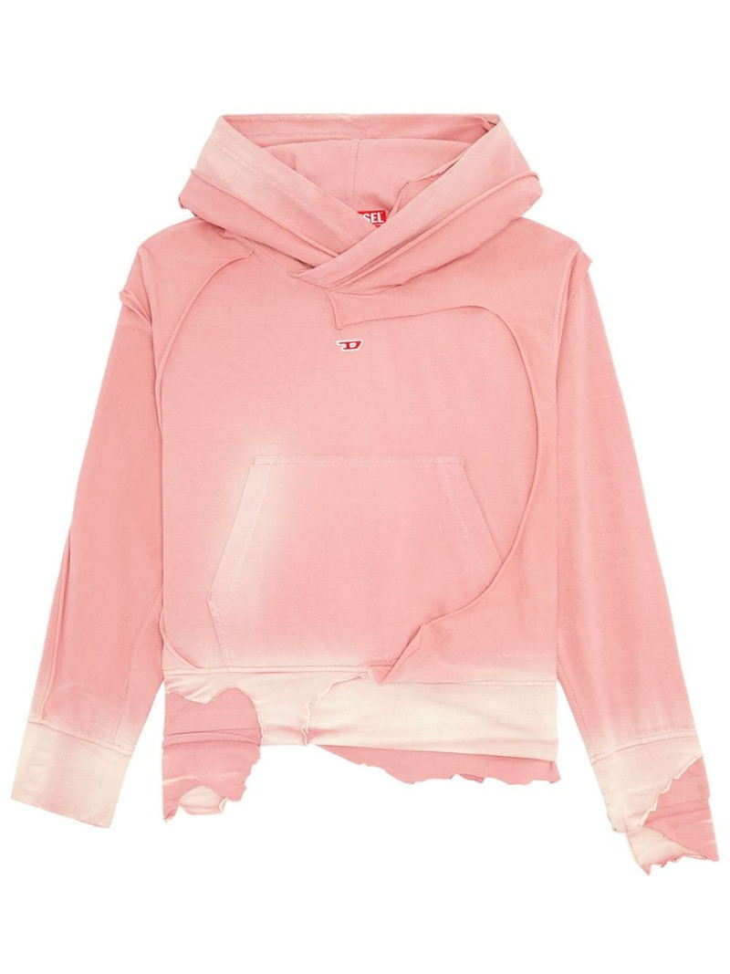 F-Maite distressed cotton hoodie 1