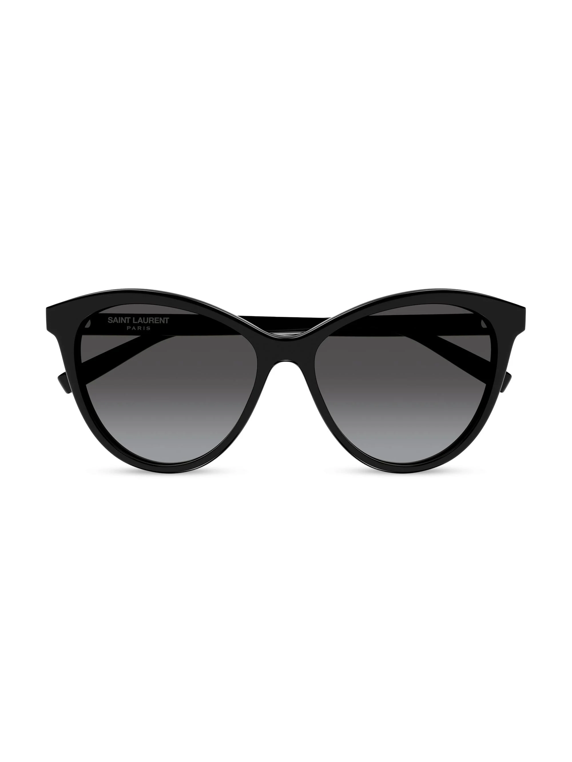 Women's Classic 57MM Cat-Eye Sunglasses - Black Grey - 1