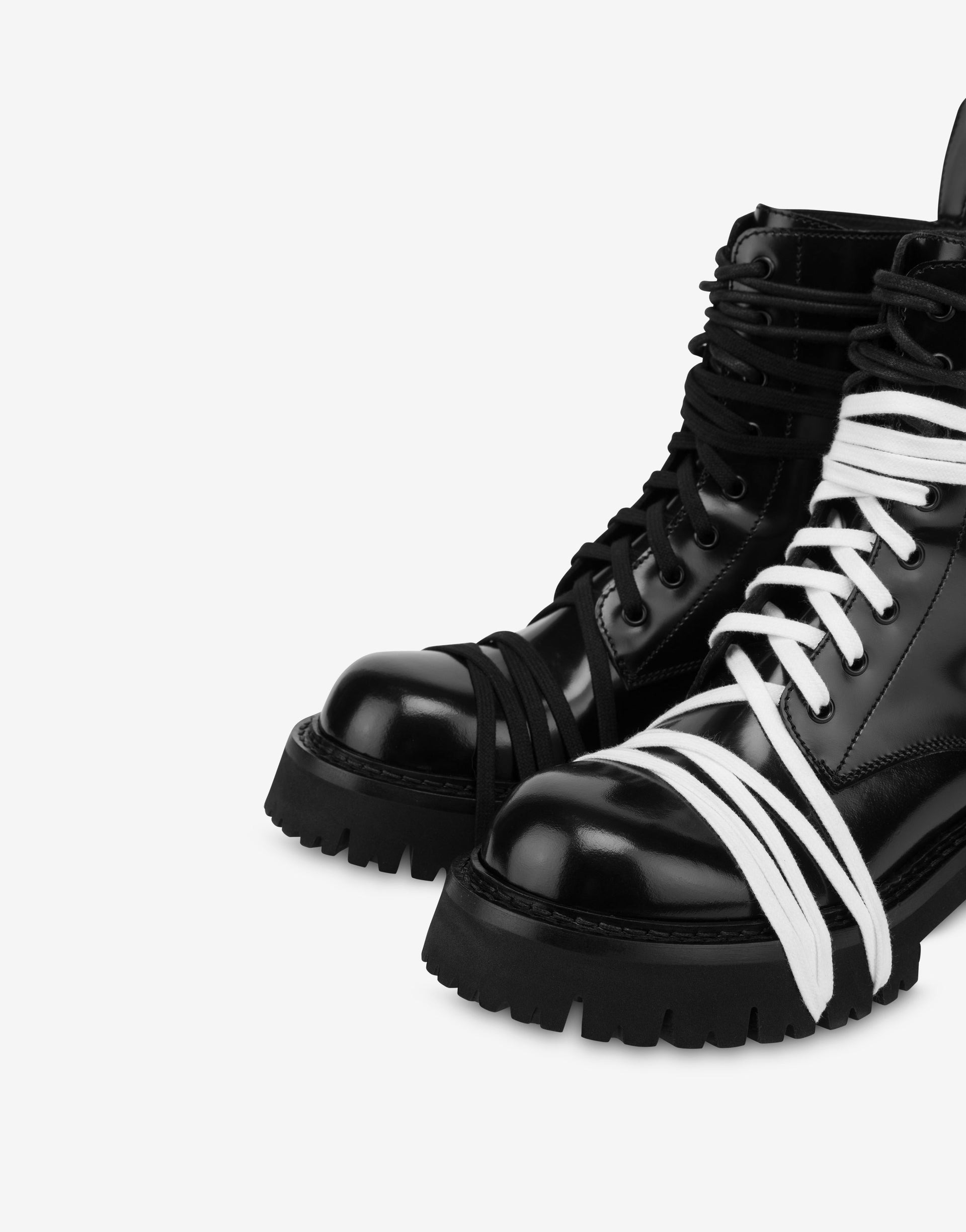 BIKER BOOTS IN BRUSHED CALFSKIN - 4