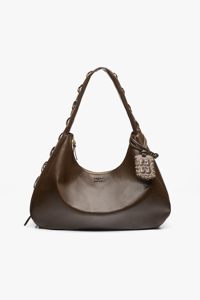 DARK-OLIVE XXL HOBO BAG 1