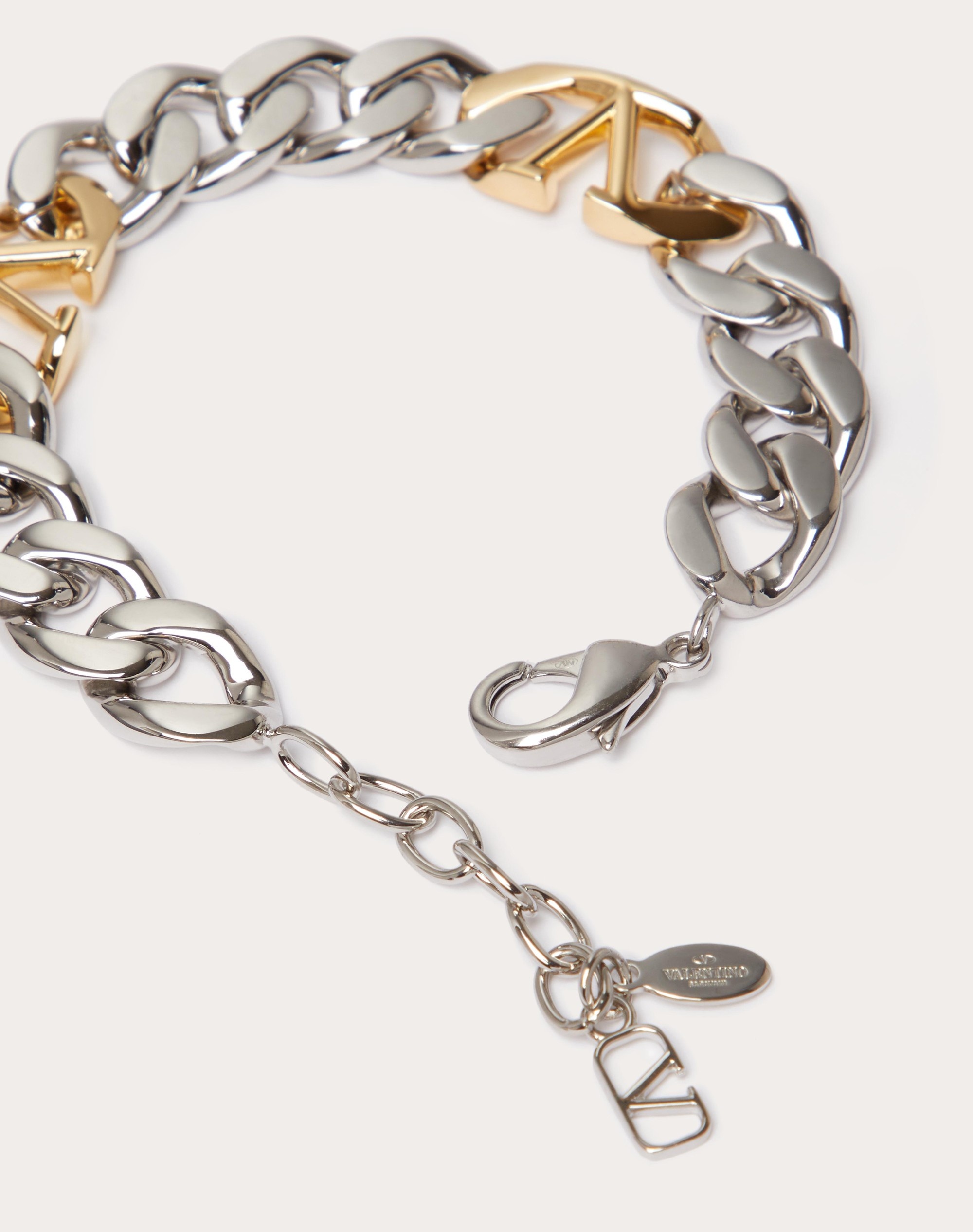 VLOGO CHAIN METAL BRACELET - 4