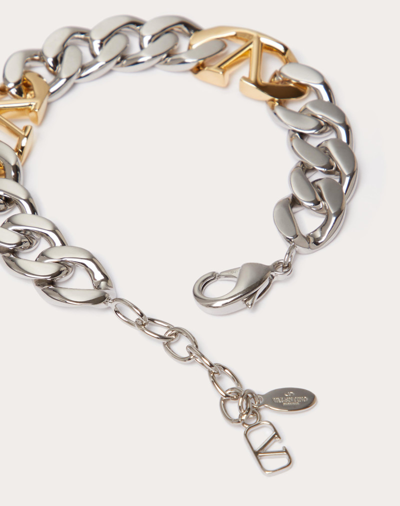 VLOGO CHAIN METAL BRACELET 4