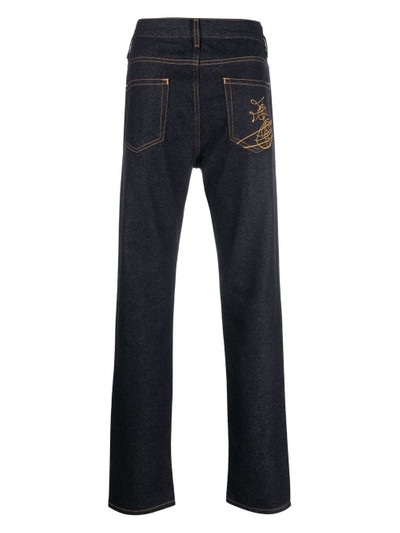 Vivienne Westwood mid-rise straight-leg jeans outlook