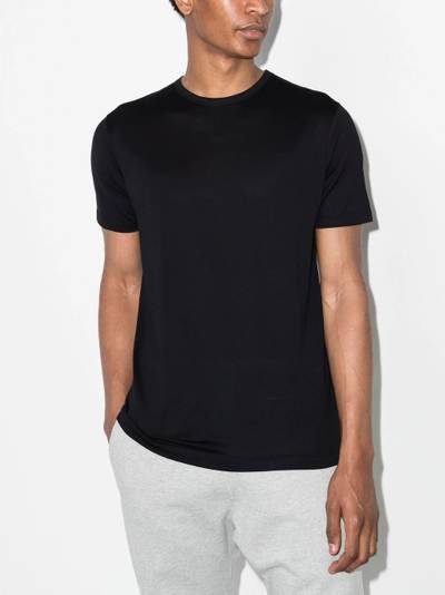 Sunspel crew neck cotton T-shirt outlook