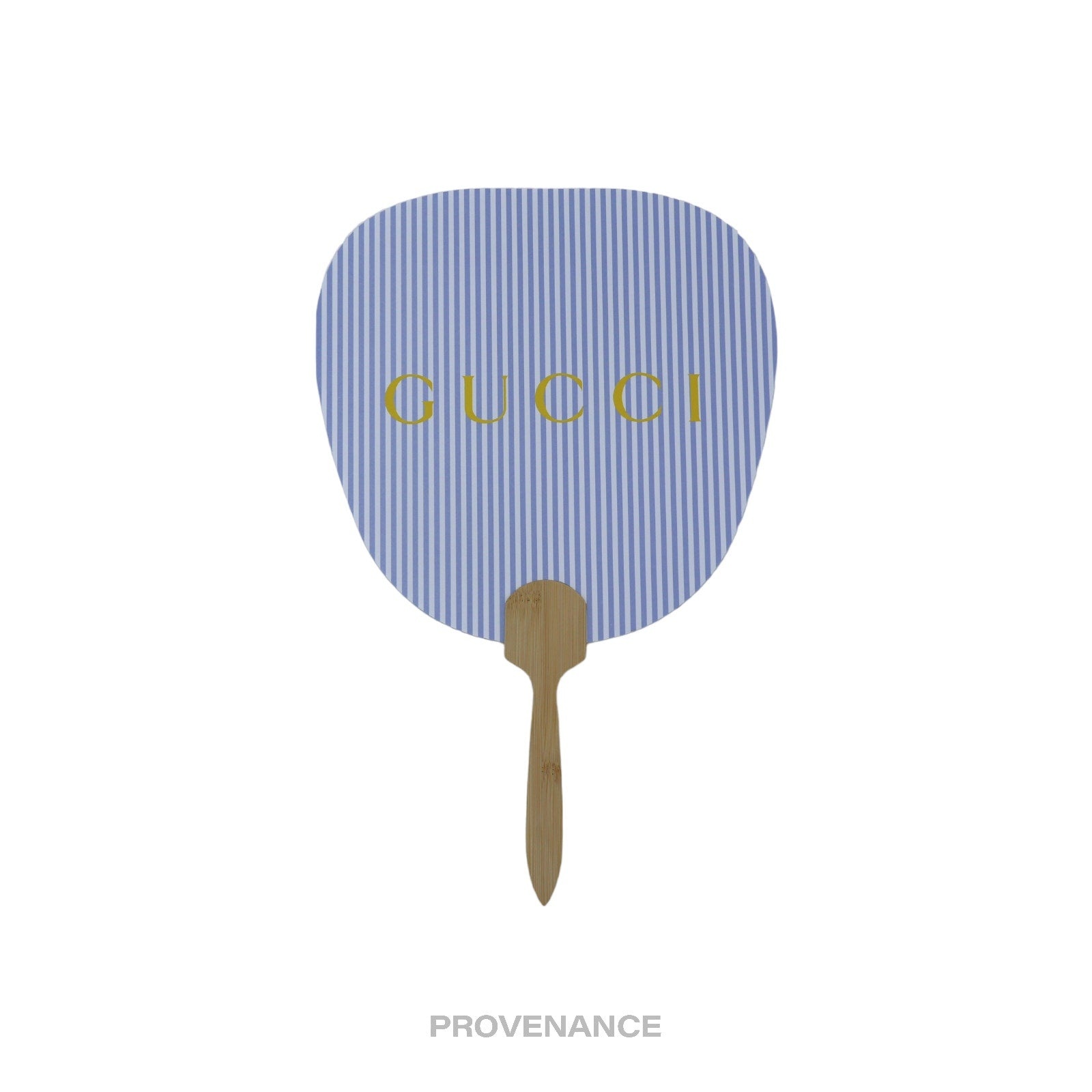 Gucci Logo Bamboo Hand Fan - Striped - 2
