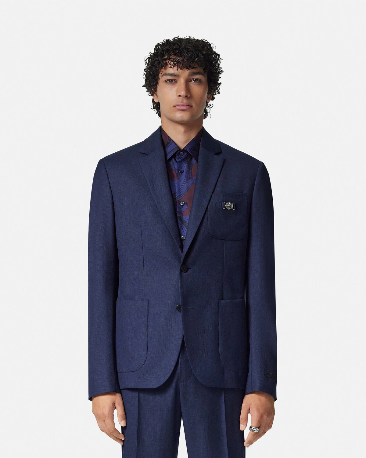 Wool Single-Breasted Blazer - 4