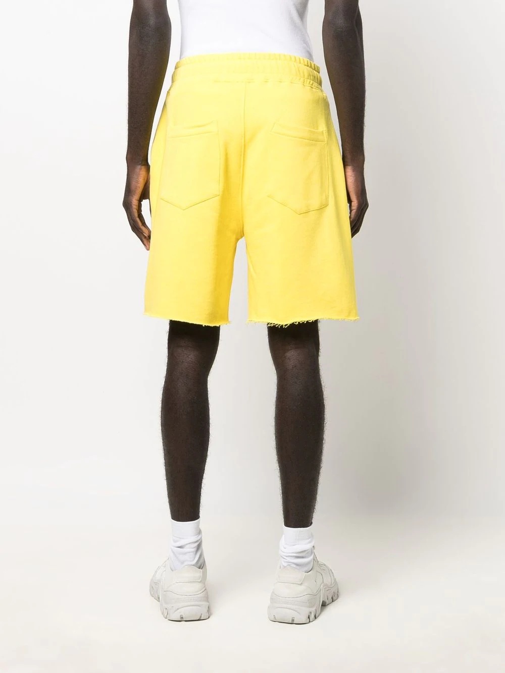 logo-print track shorts - 4