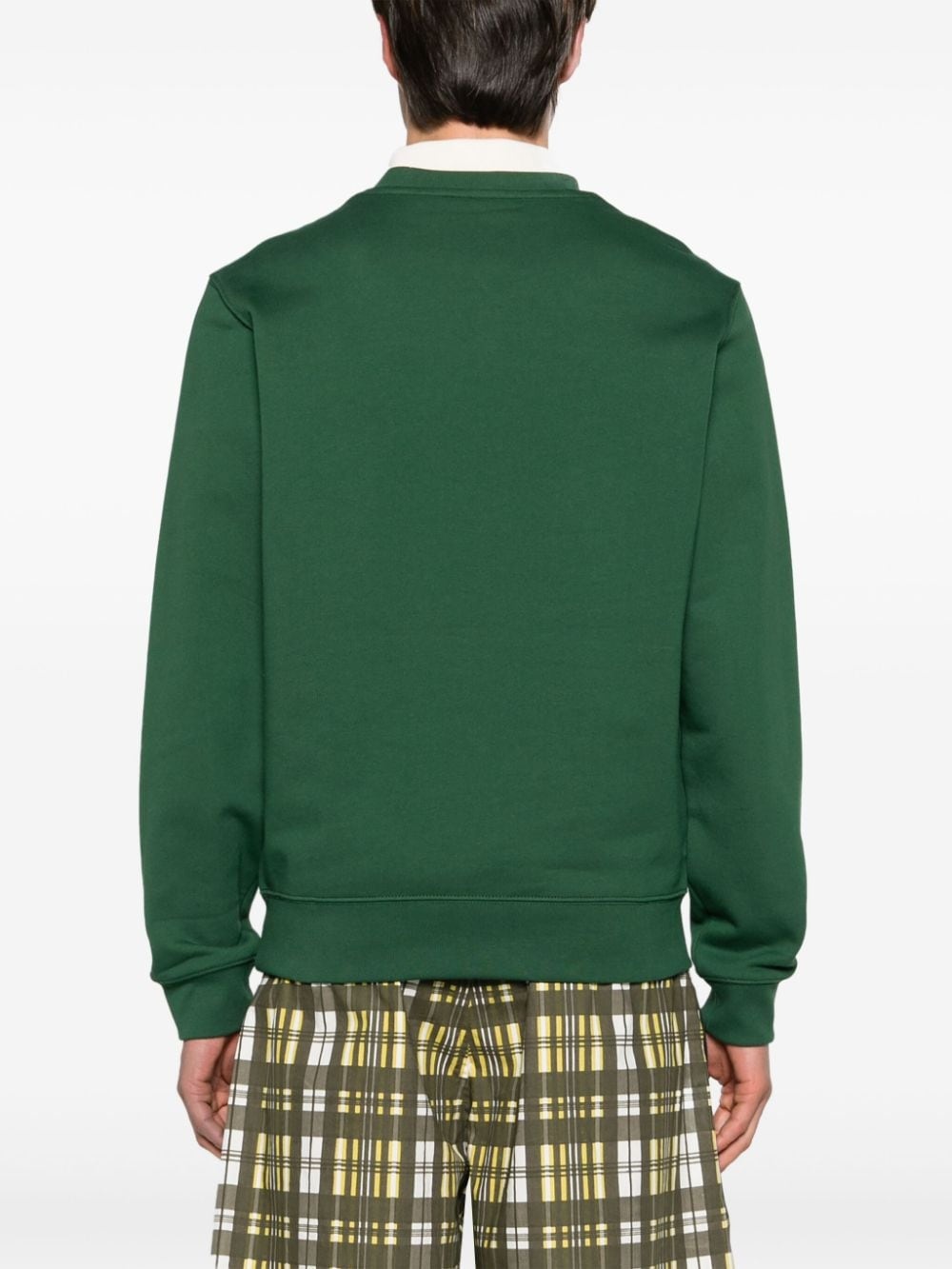 logo-print cotton sweatshirt - 4