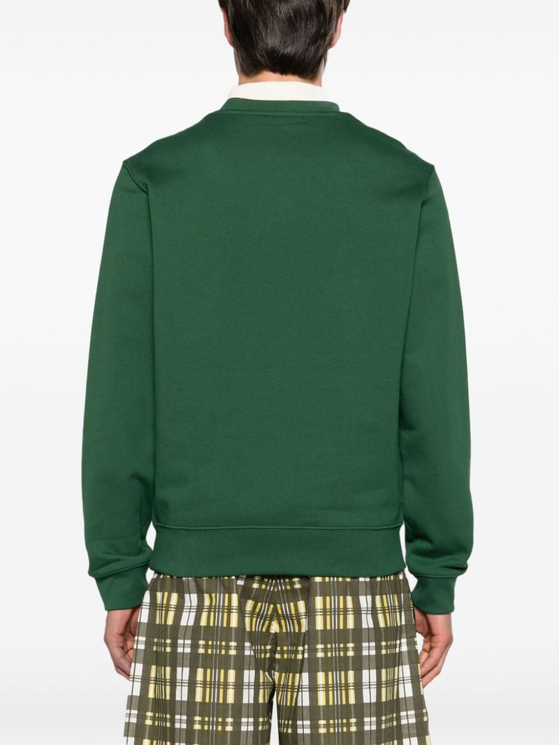 logo-print cotton sweatshirt 4