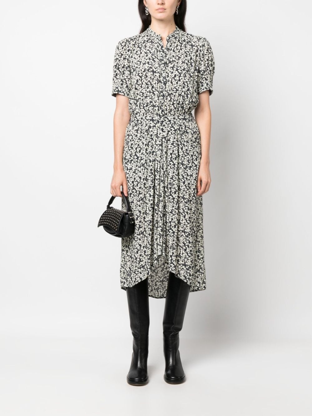 Rima floral-print midi dress - 2