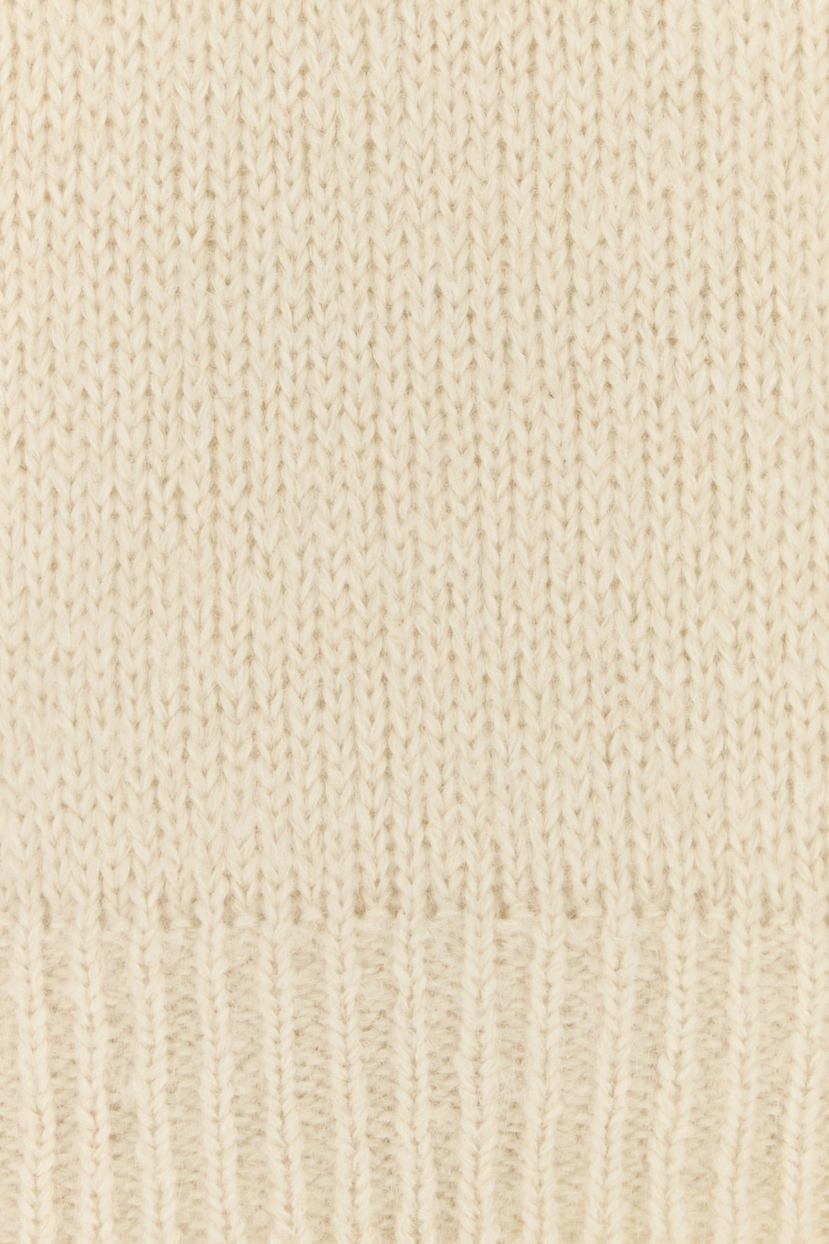Ivory alpaca blend sweater - 3