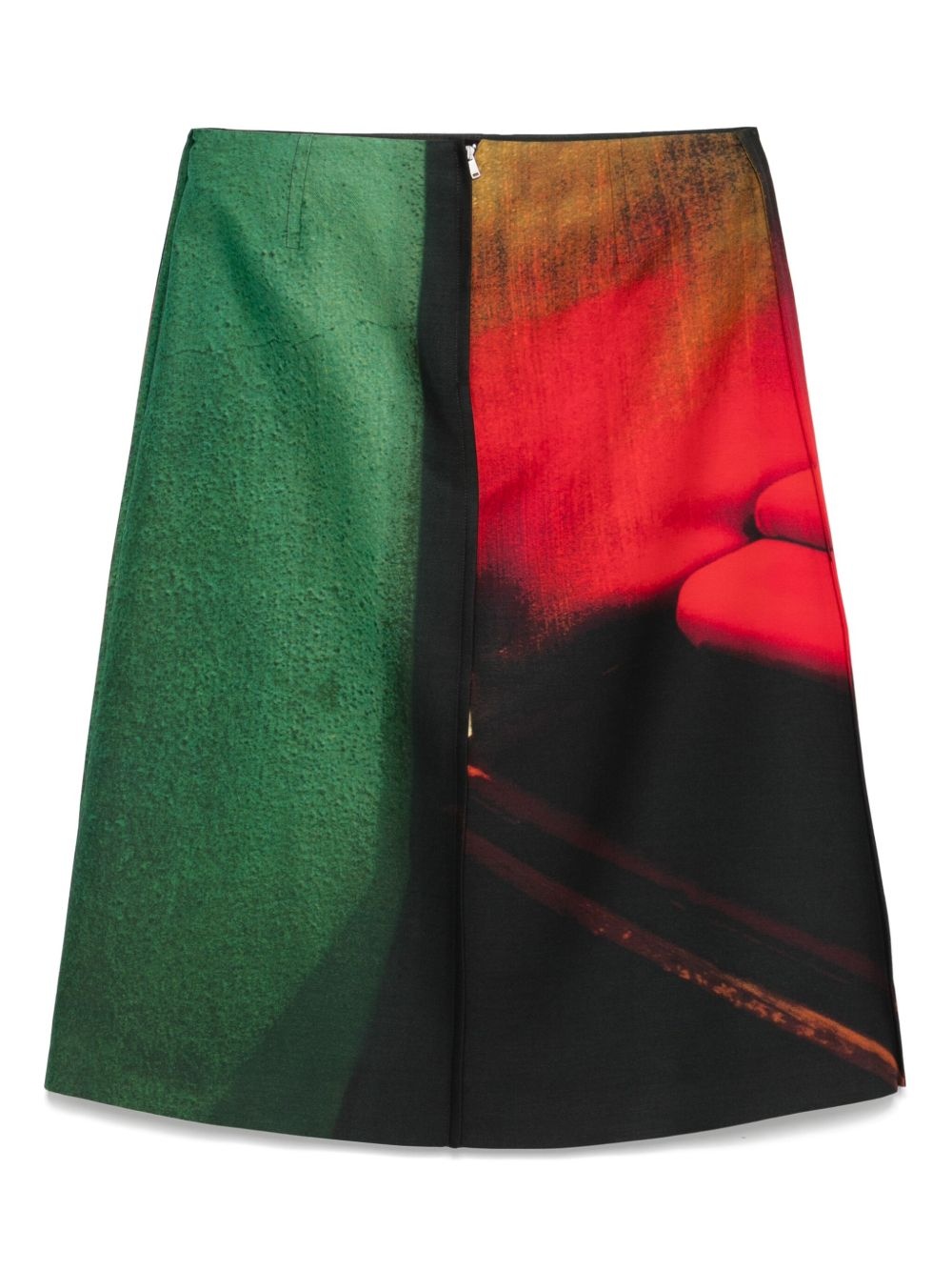 printed midi skirt - 2