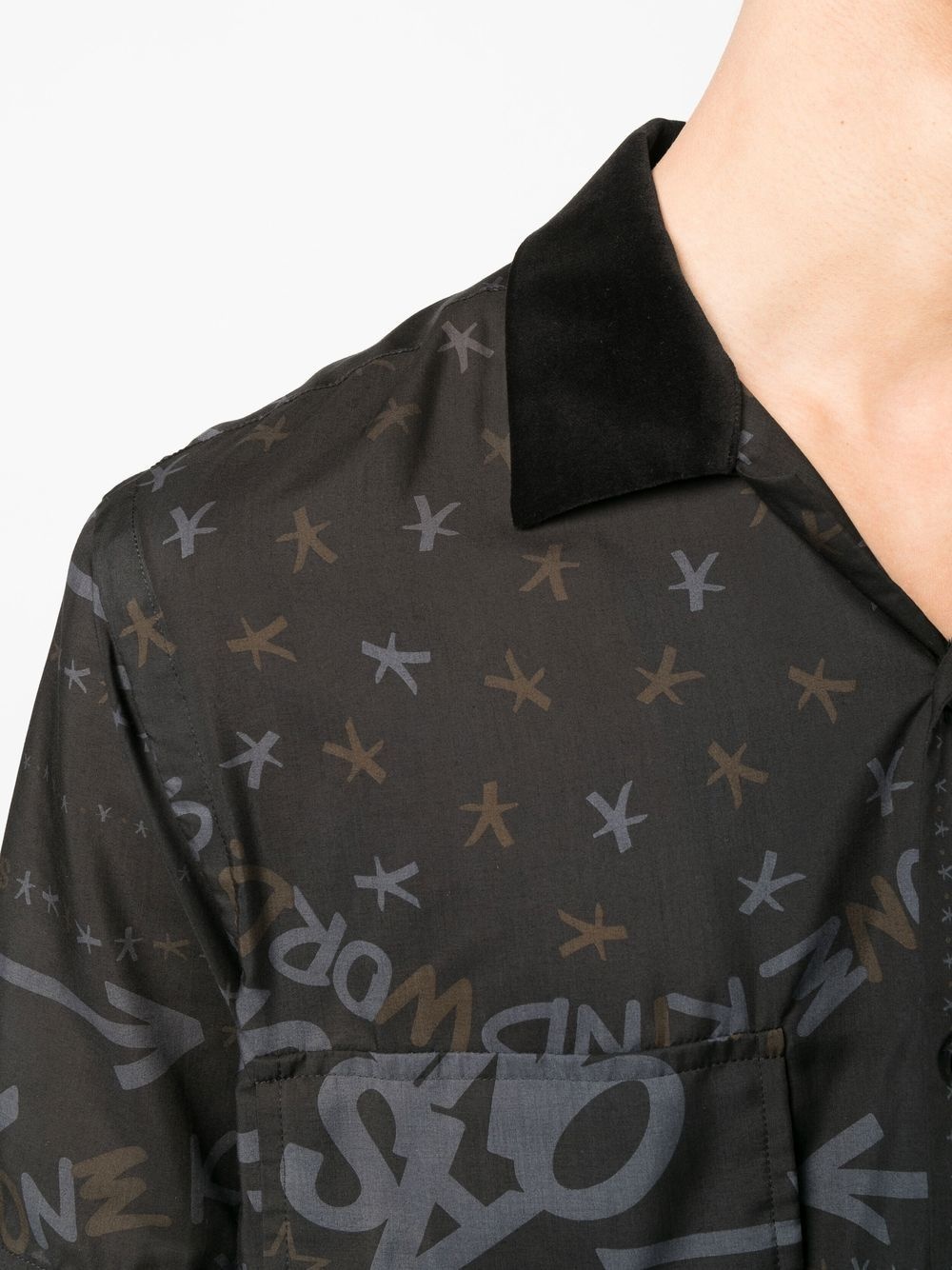 graphic-print short-sleeve shirt - 5