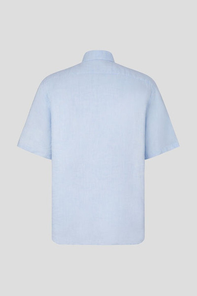 BOGNER Lykos Short-sleeved linen shirt in Light blue outlook