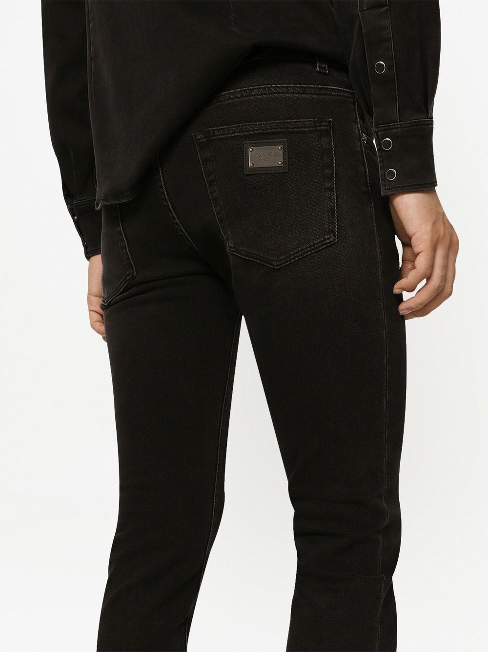 straight-leg denim jeans - 5