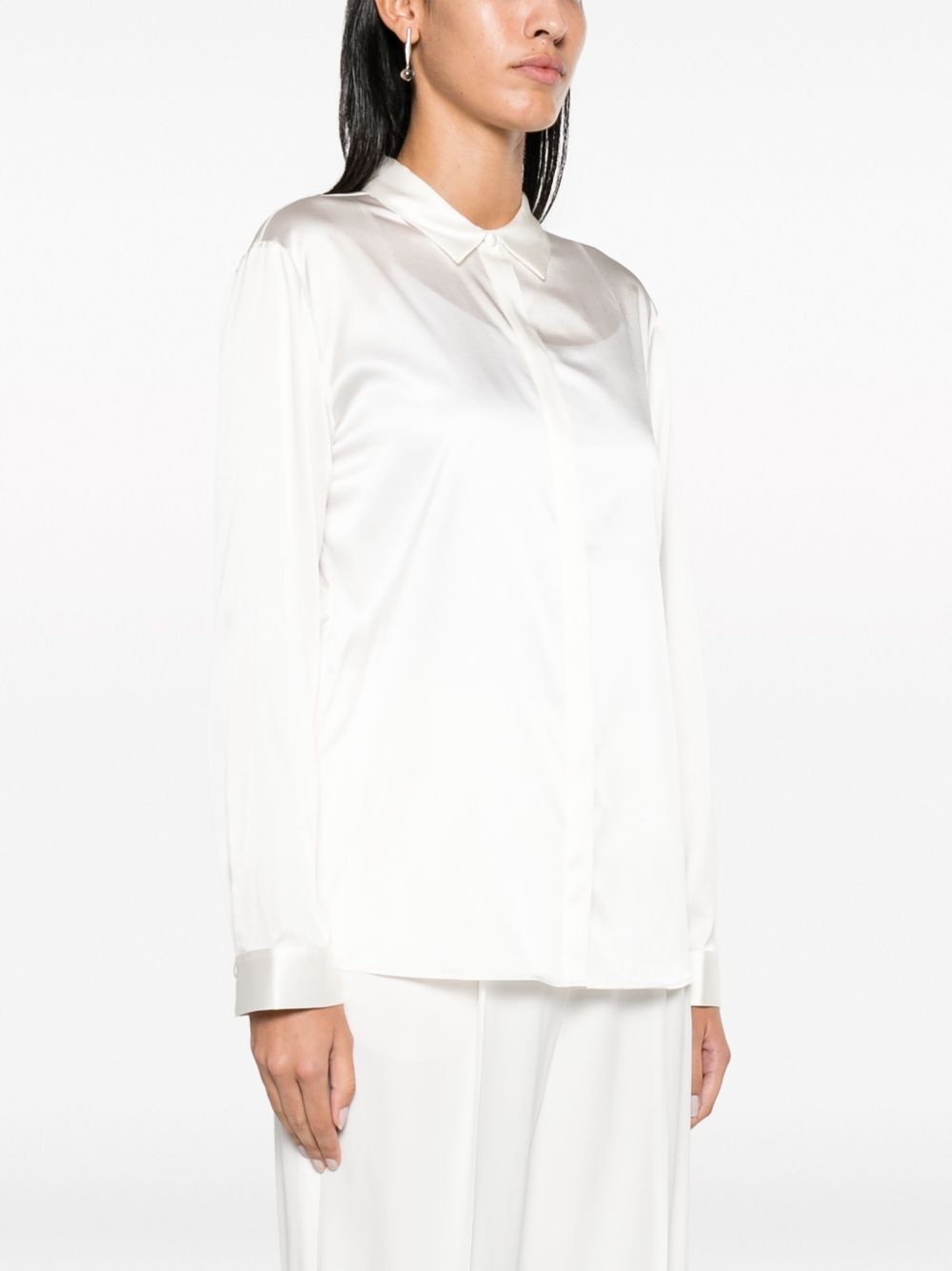 satin silk shirt - 3