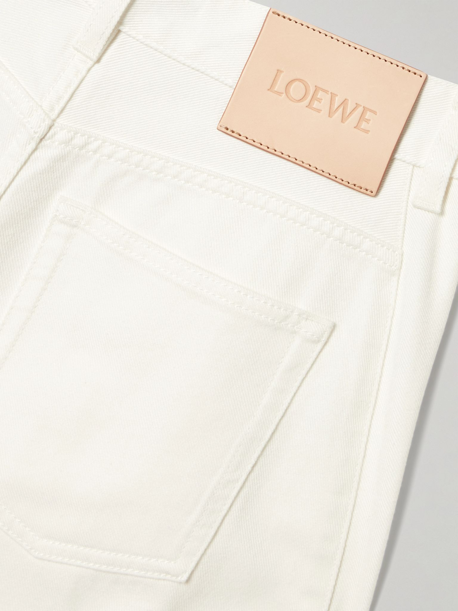 + Paula's Ibiza paneled embellished mid-rise barrel-leg jeans White - 6