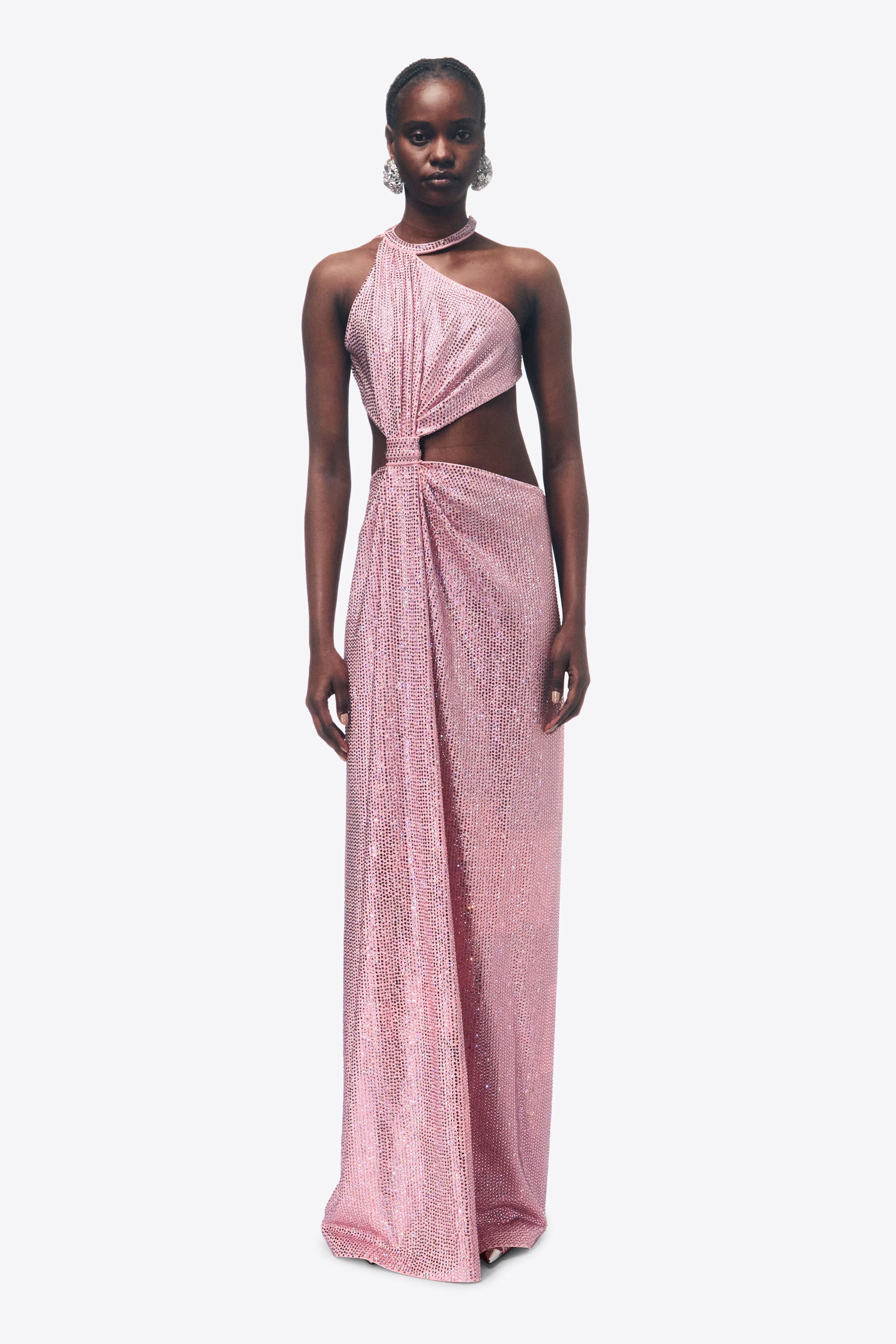 CRYSTAL EMBELLISHED KNOT GOWN - 5