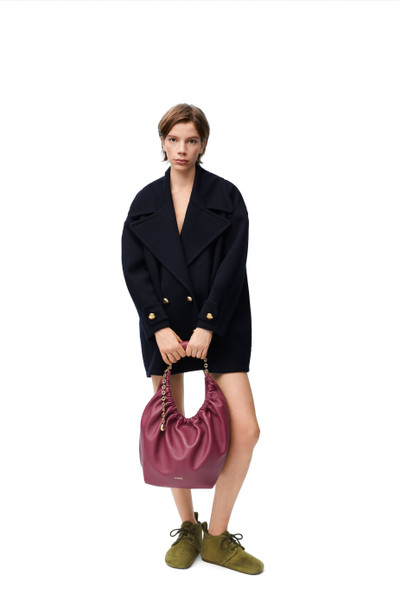 Loewe Pebble peacoat in wool outlook