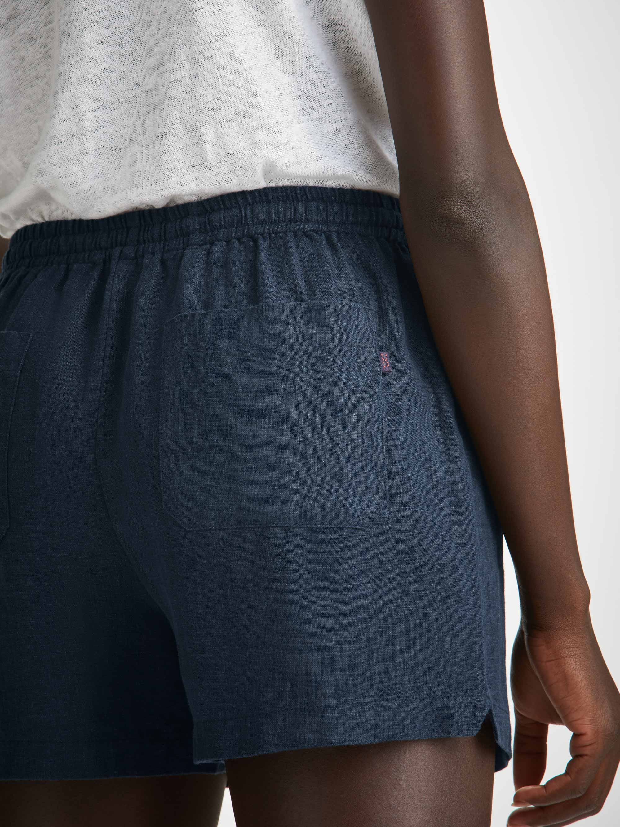 Women's Shorts Vienna Linen Navy - 6