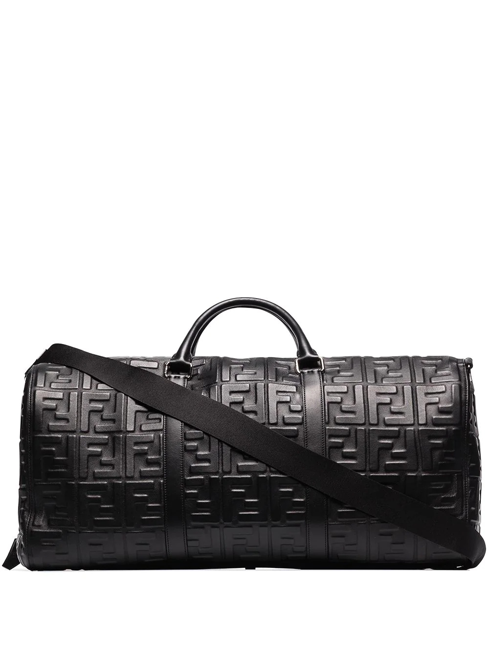 logo-embossed holdall bag - 1