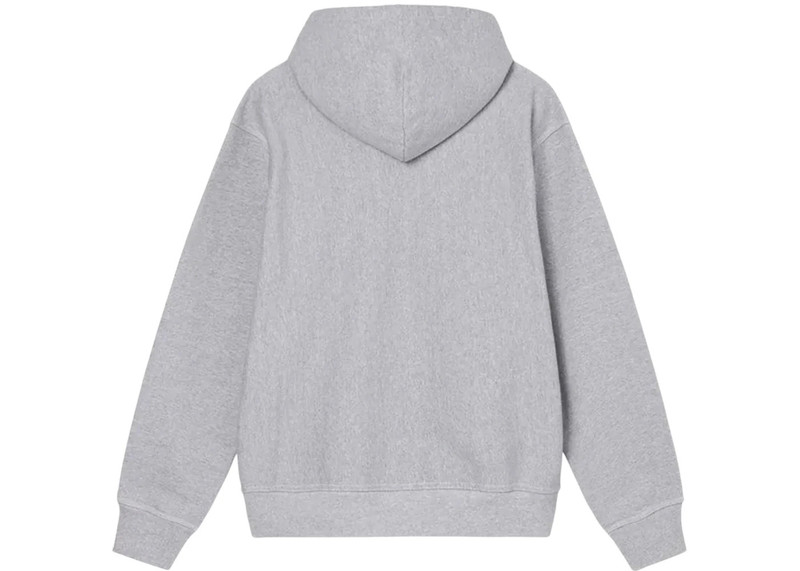 Stüssy Stussy Contrast Stitch Label Hoodie Grey Heather outlook