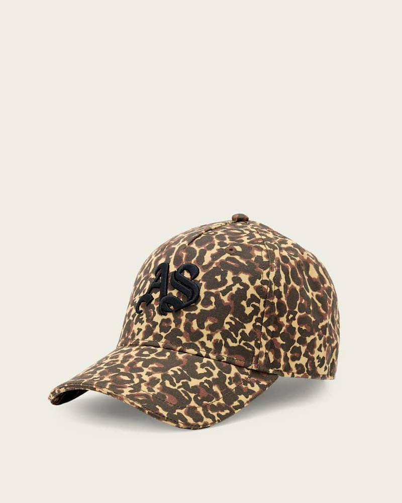 CASEY LEOPARD PRINT BASEBALL CAP 1
