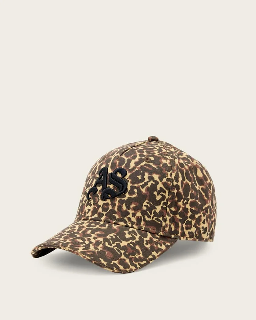 CASEY LEOPARD PRINT BASEBALL CAP - 1