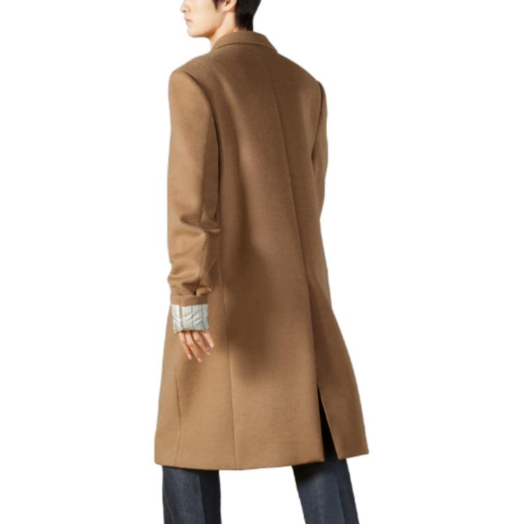 Gucci Camelhair Coat With Gucci Cities Label 'Light Brown' 753089-ZAHGS-2250 - 4