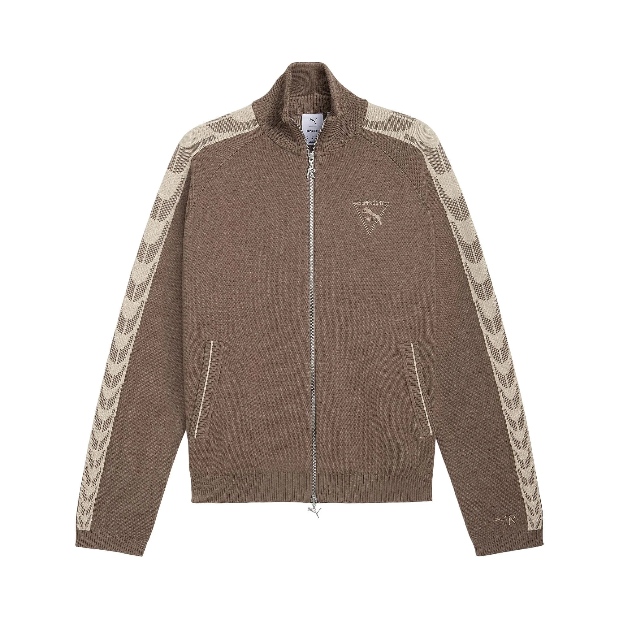 Puma x Represent T7 Knit Jacket 'Pine Bark' - 1