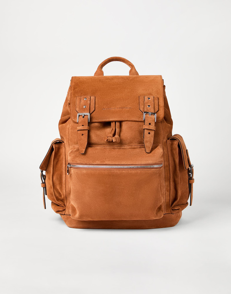 Suede city backpack 1