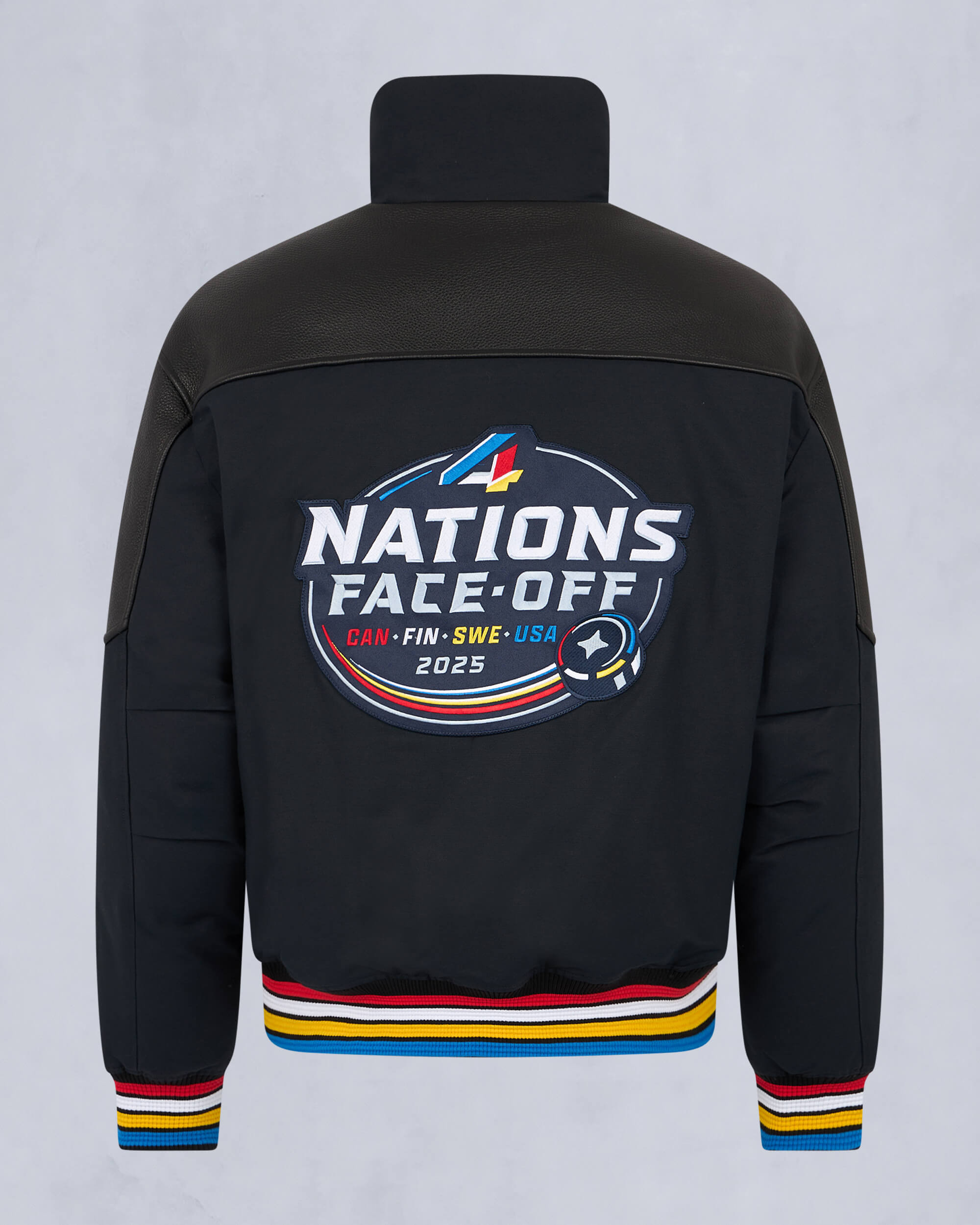 MOOSE KNUCKLES X NHL 4 NATIONS FACE-OFF BOMBER JACKET - 6