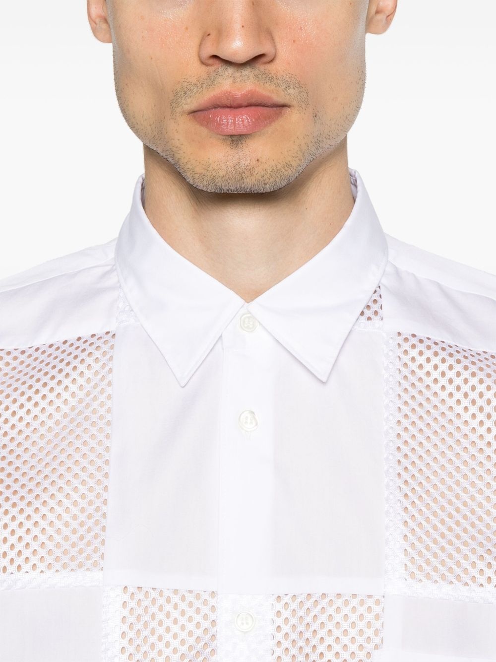 check-pattern shirt - 5