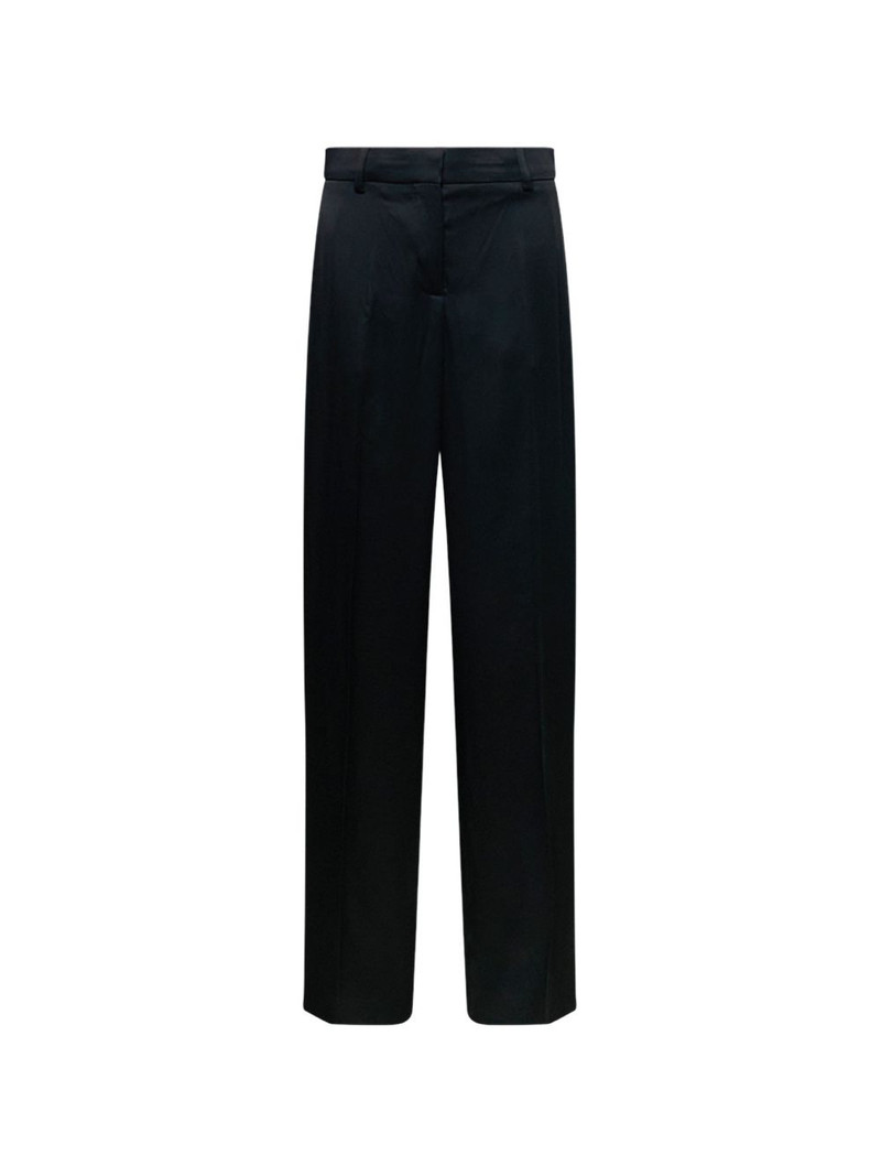 satin high-waist trousers 1