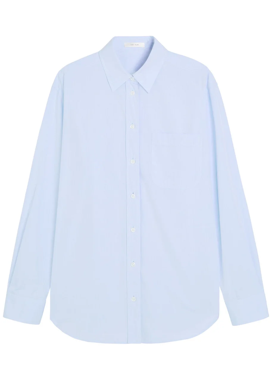 The Row Gavina Cotton-poplin Shirt - 1
