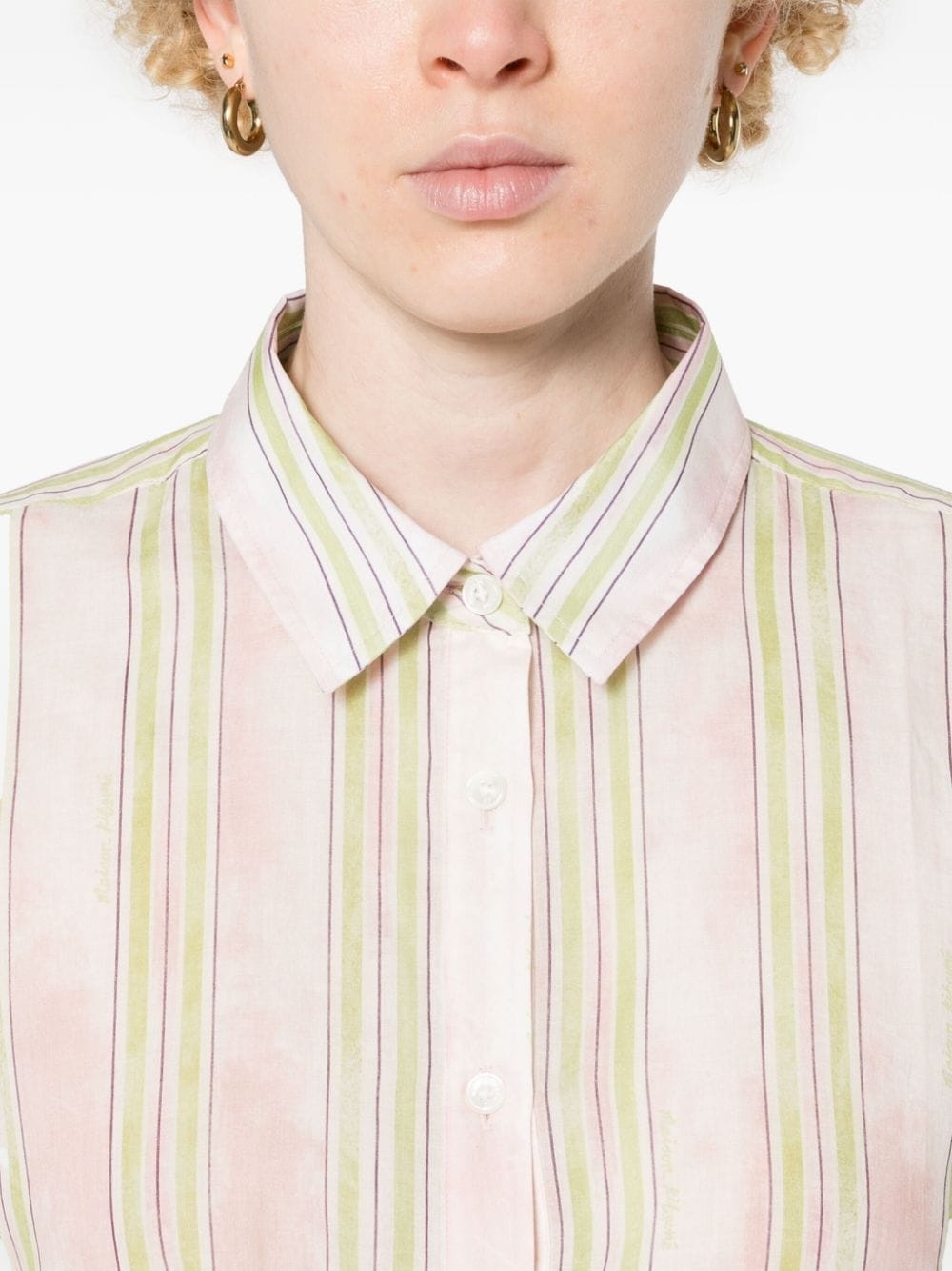 Classic striped cotton shirt - 5