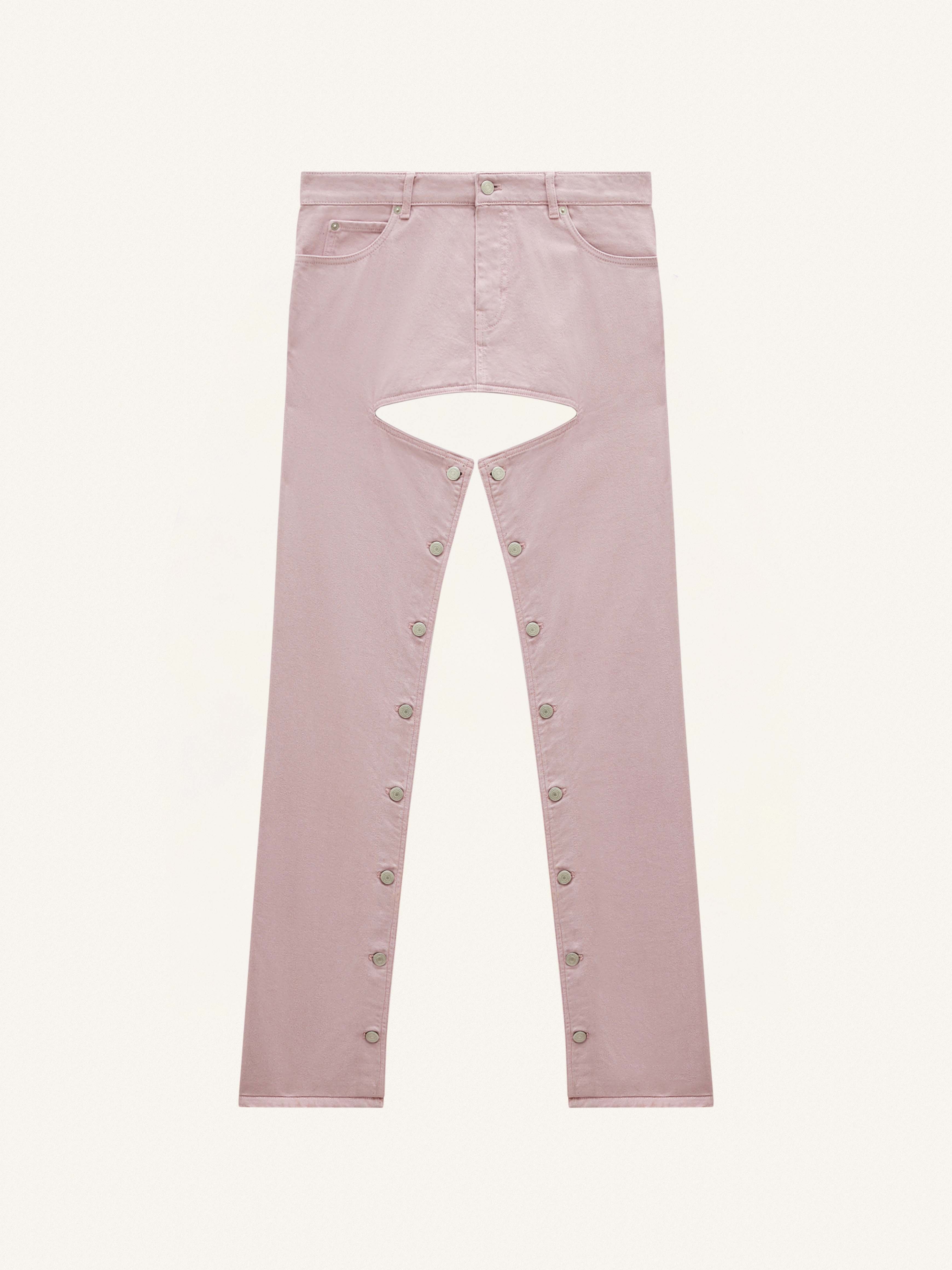 DENIM CHAPS PANTS - 1