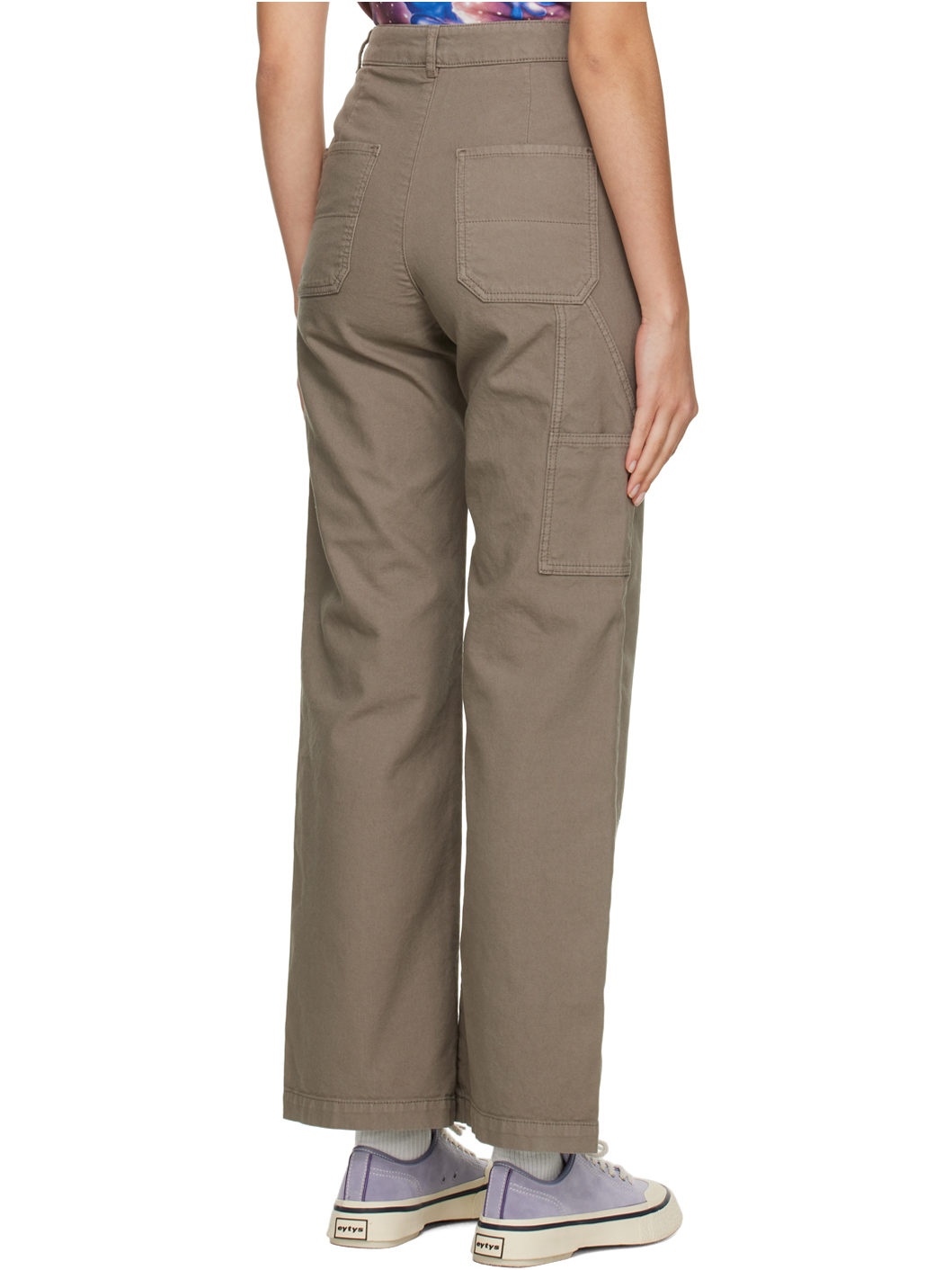 Beige Makers Trousers - 3