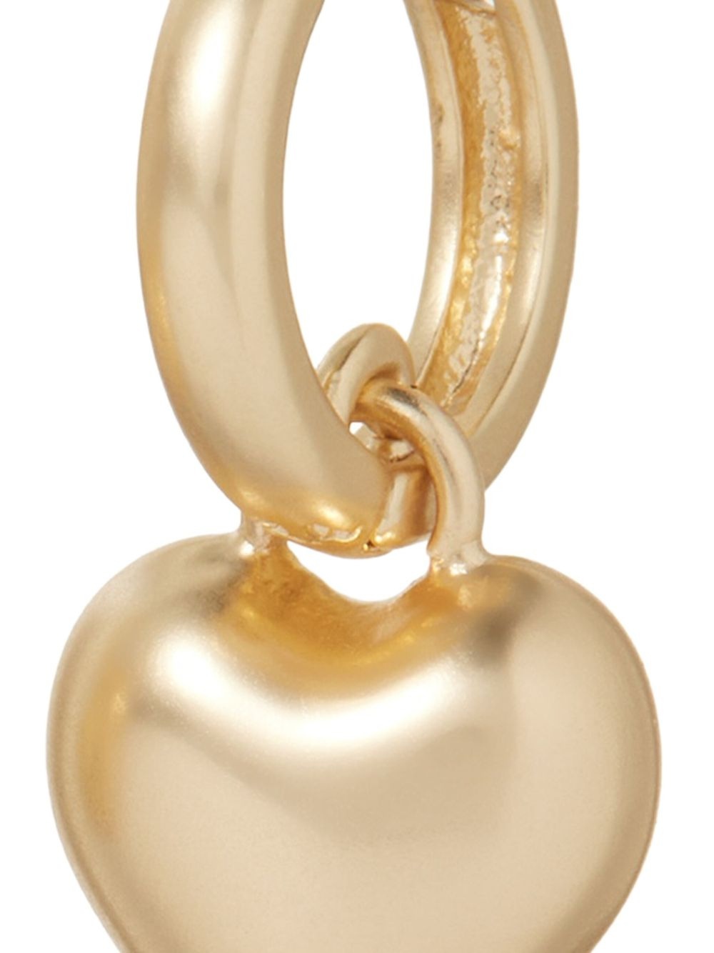 The Itsy Bitsy heart-charm hoop earrings - 2