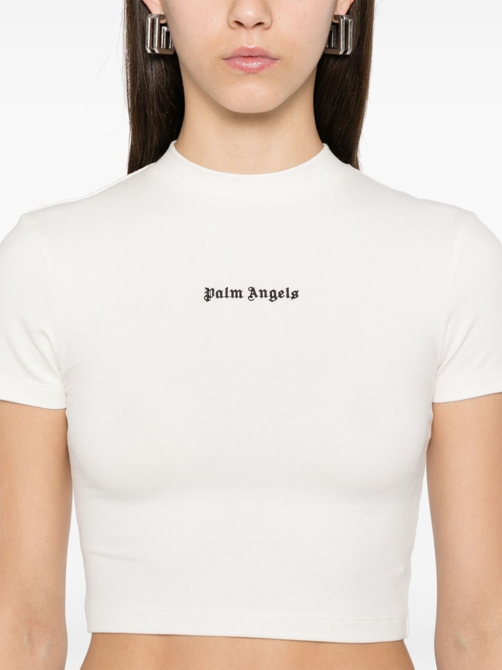 embroidered-logo T-shirt - 5