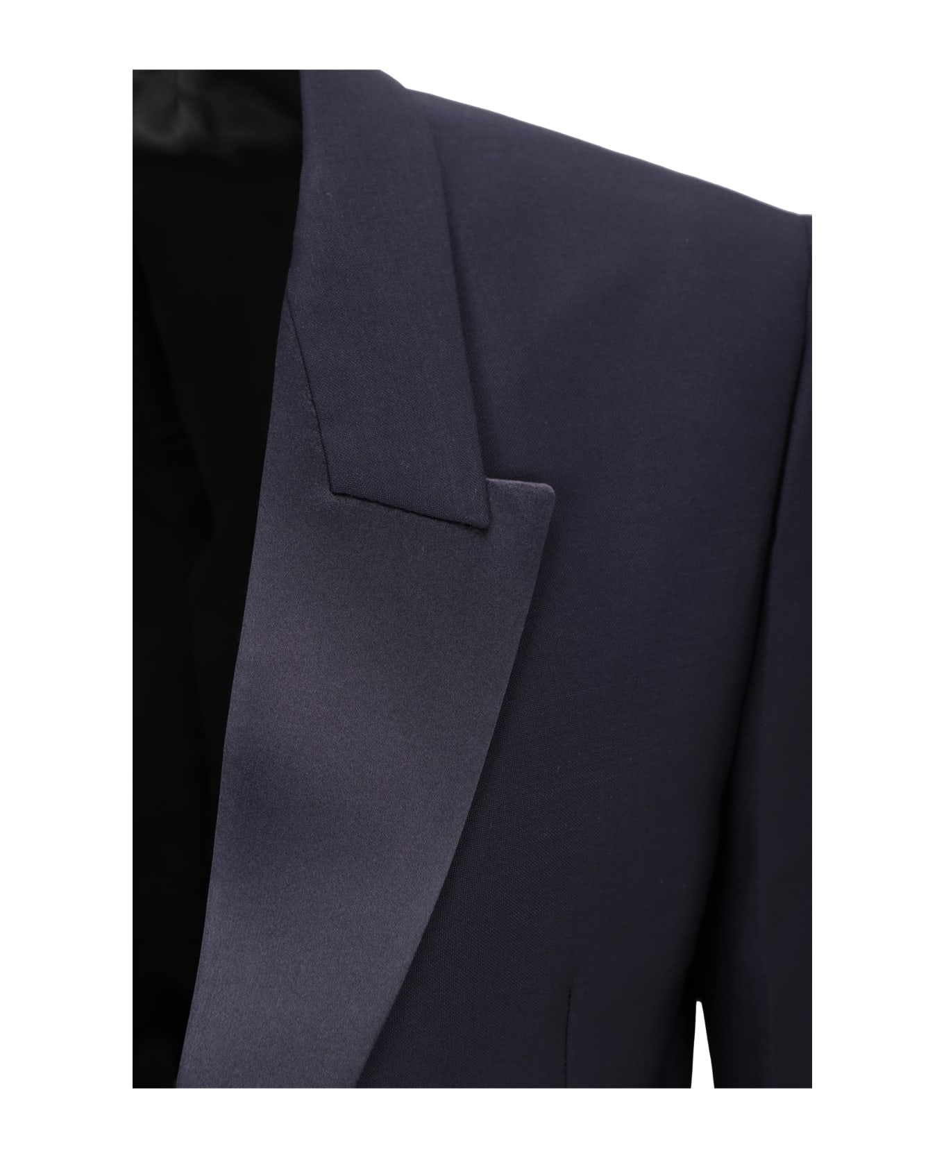 Wool Blend Single-breast Jacket - 3