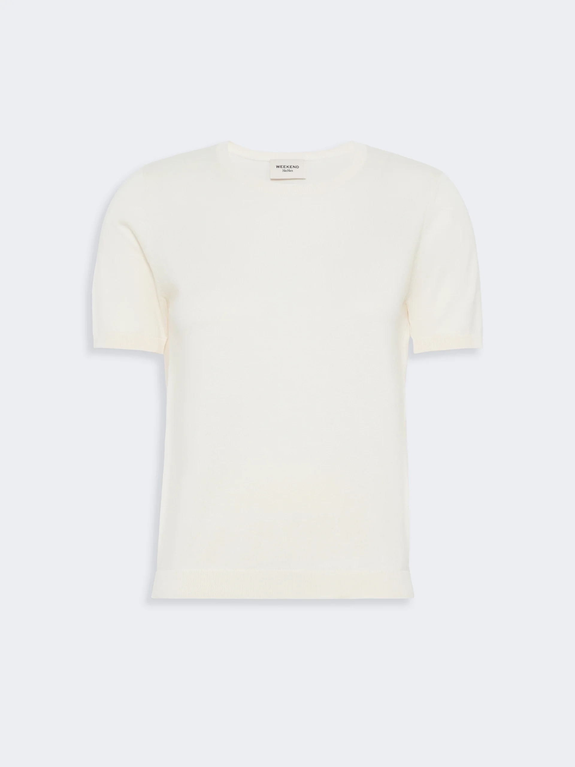 AGRO Silk and cotton crew-neck sweater - ECRU - 1
