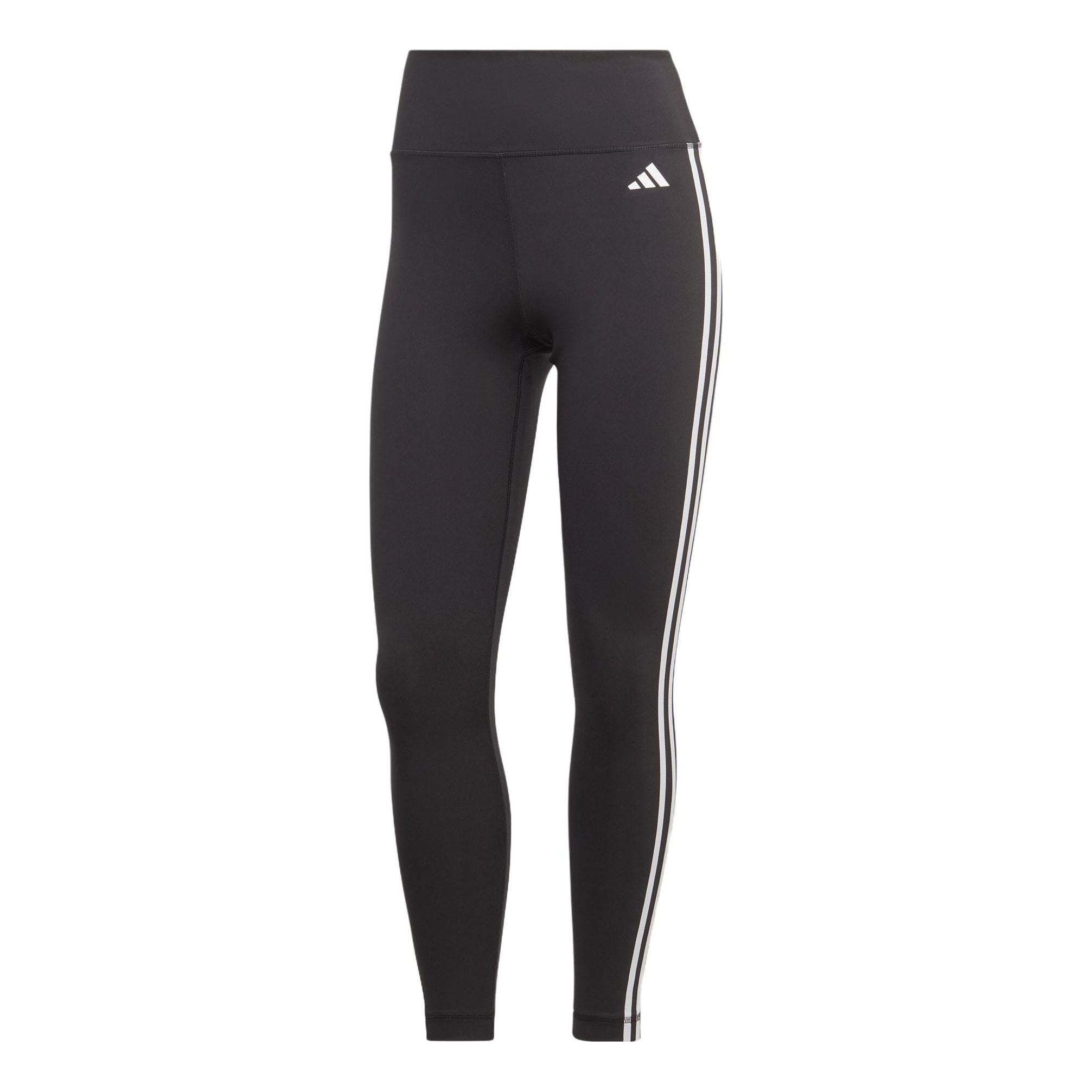 (WMNS) adidas Train Essentials 3-Stripes High-Waisted 7/8 Leggings Asia Sizing 'Black' HT5438 - 1